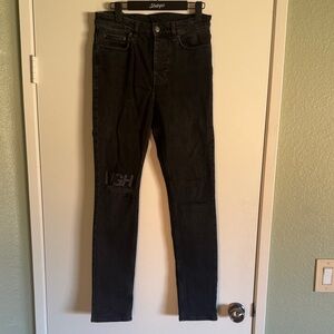 Ksubi Dark Gray HIGH Skinny Jeans